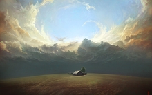 paintings landscapes world houses digital art artwork drawings end skyscapes 3000x2050 wallpaper 